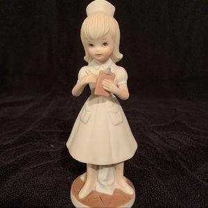 Vintage 1985 Lefton Nurse Figurine